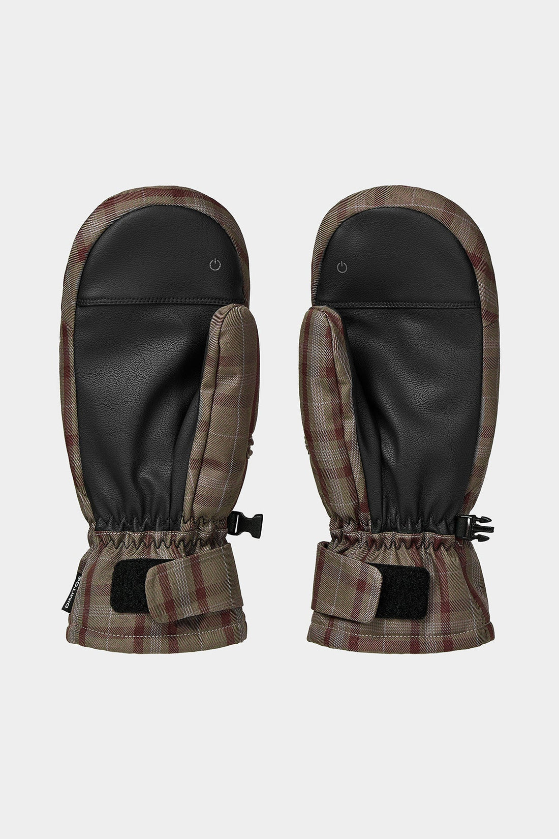 CHECKER EASY OPEN MITTEN BROWN CHECK