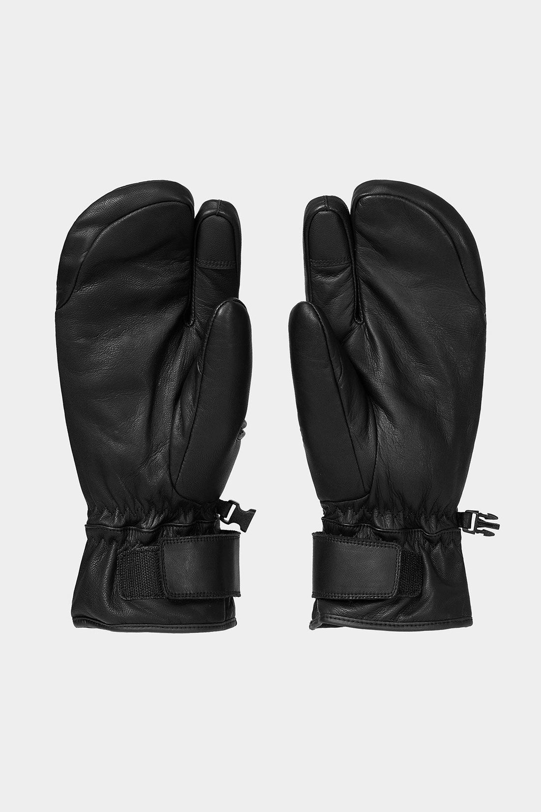 EASY OPEN IF LEATHER MITTEN BLACK