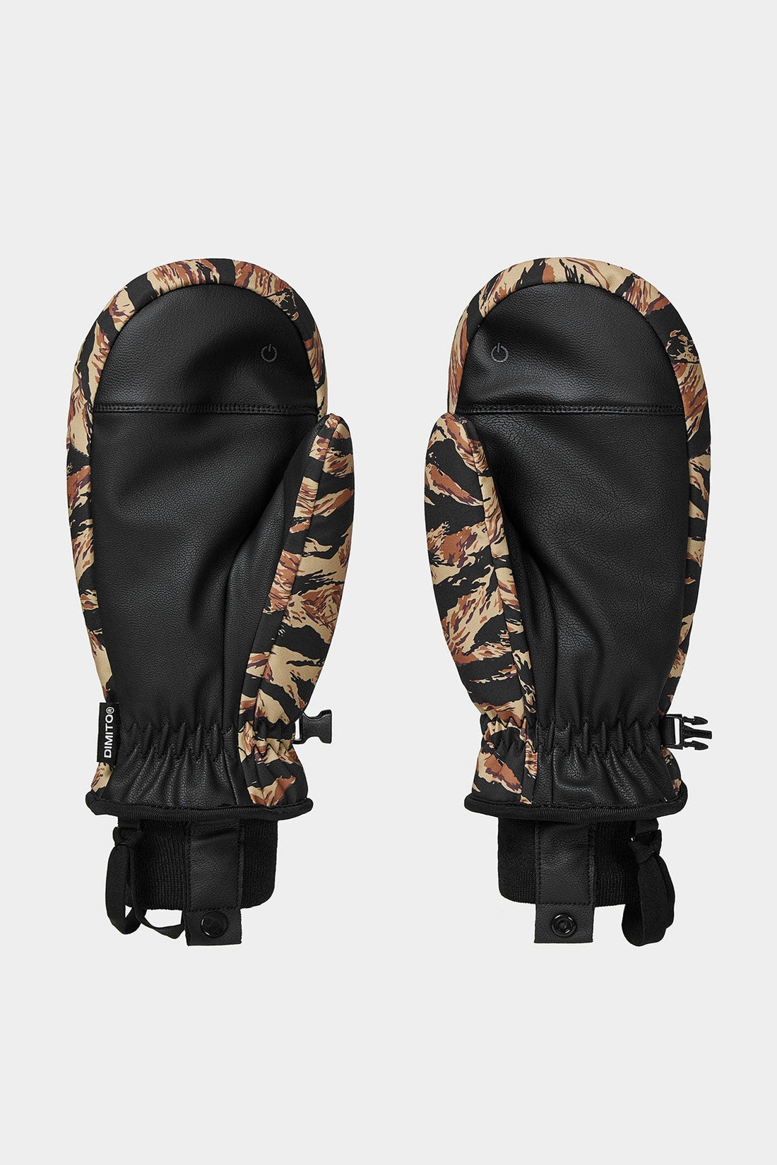 PATTERN MITTEN TIGER BROWN