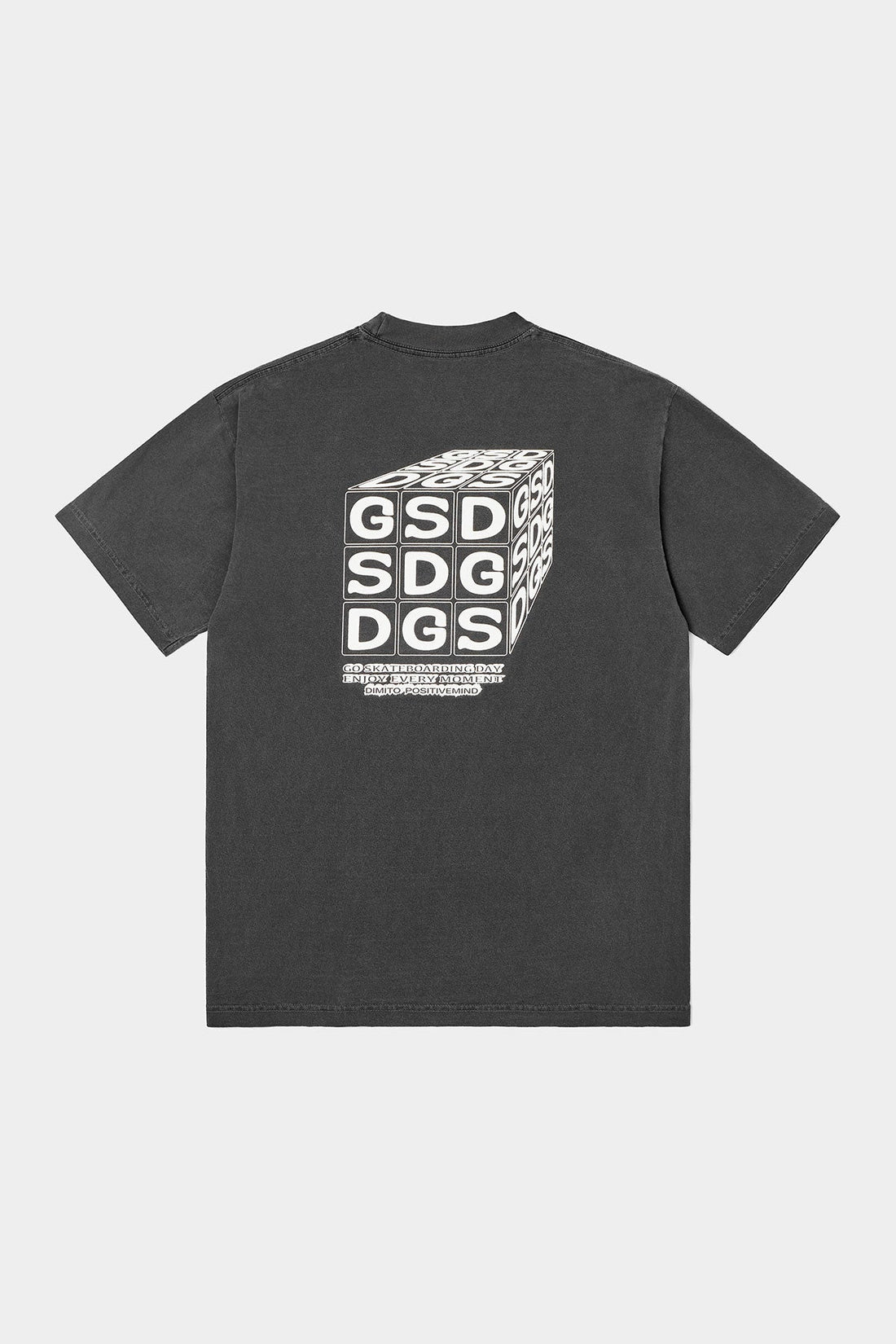 GSDMT CUBE WORK SSV GD 6.5OZ TEE VINTAGE BLACK