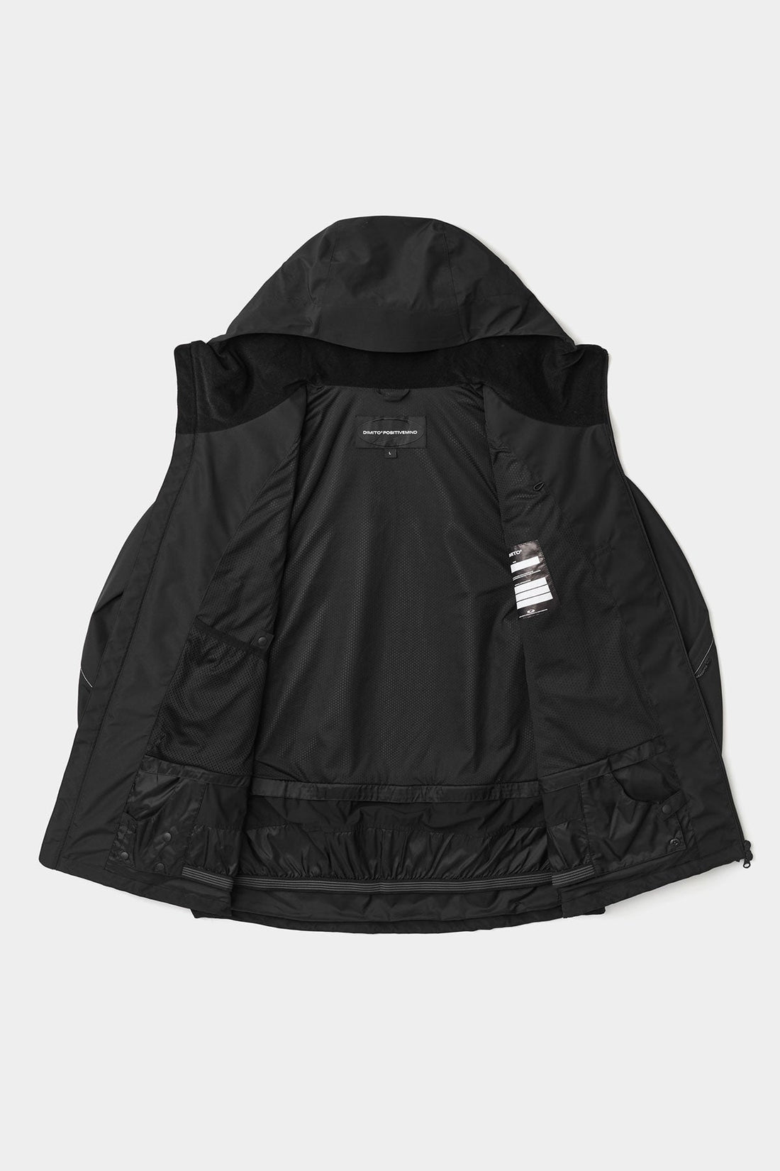 WORKS REFLECTIVE LINE JACKET BLACK