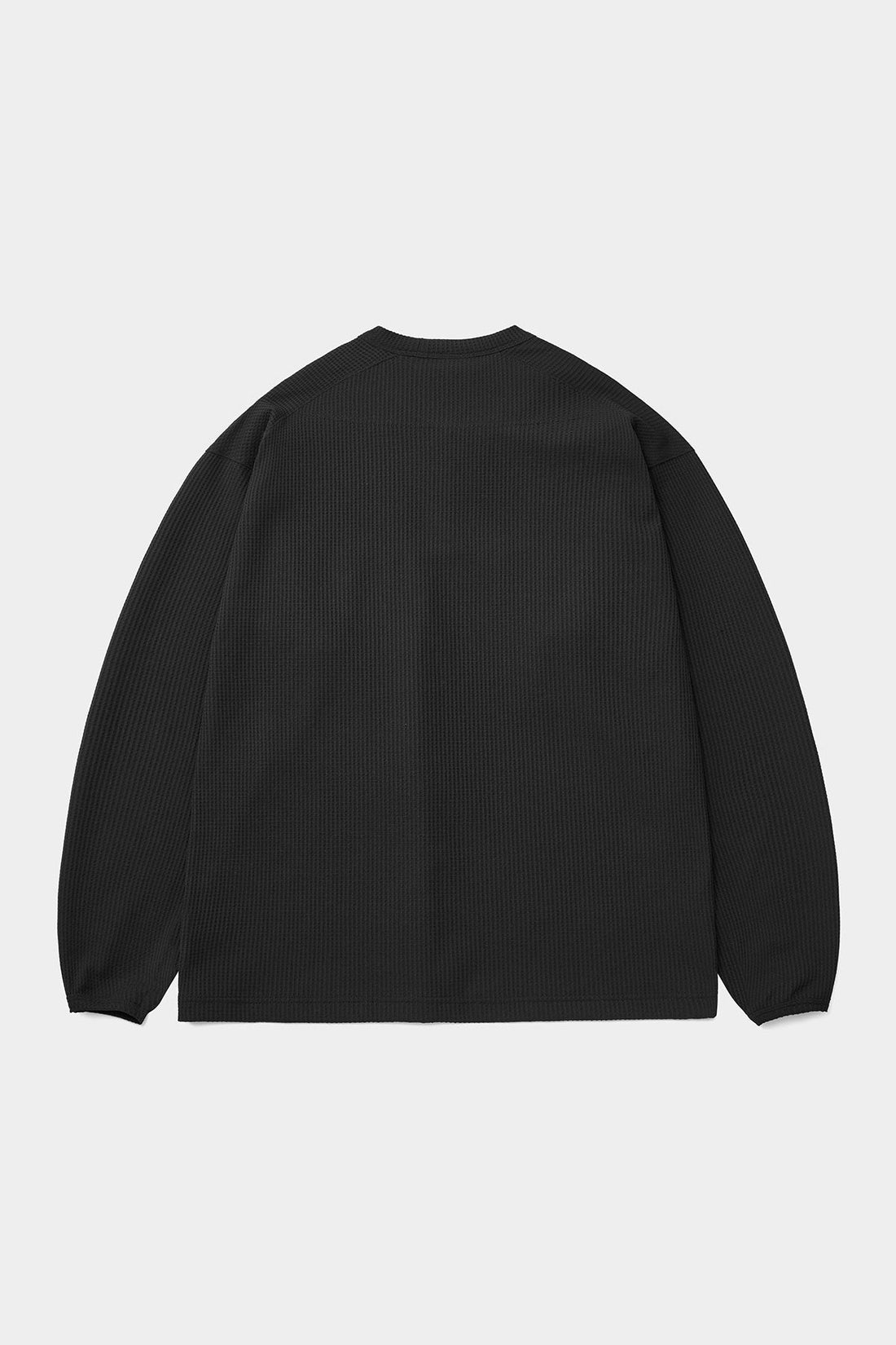 LW WAFFLE LSV TEE BLACK (Delivery date : 26.09.28)