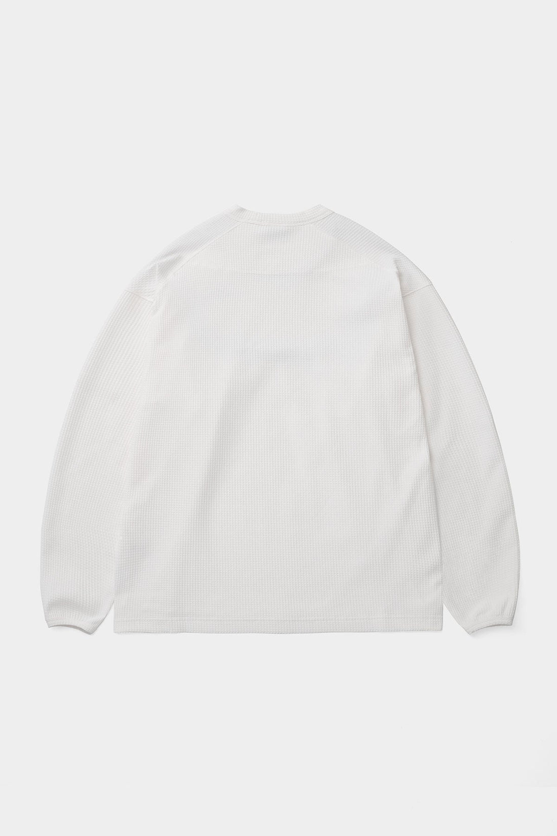 LW WAFFLE LSV TEE WHITE (Delivery date : 26.09.28)