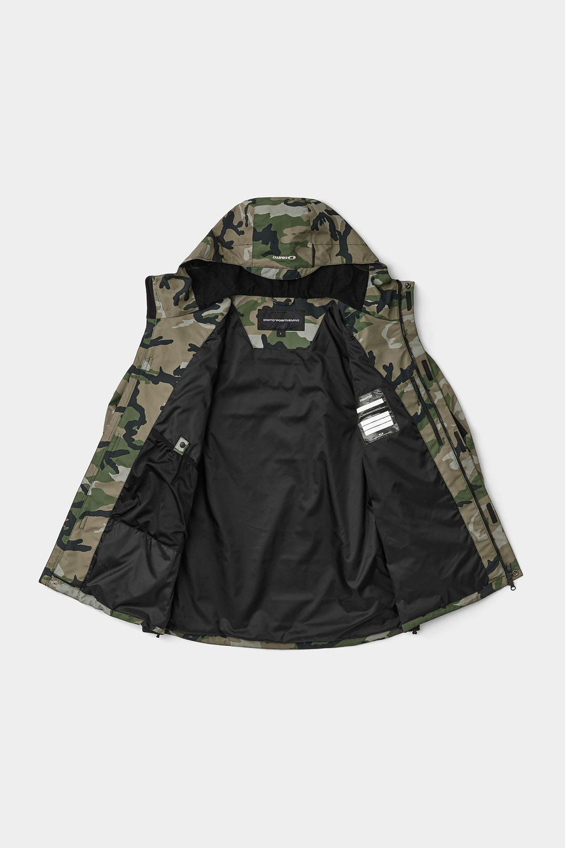 PANELED JACKET FADE CAMO
