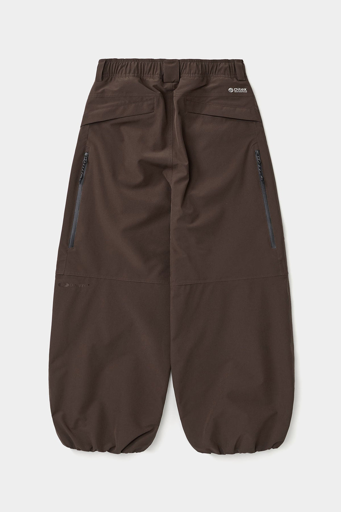 26 AIR VENT BANDED PANTS (WIDE FIT LV.1) DARK BROWN