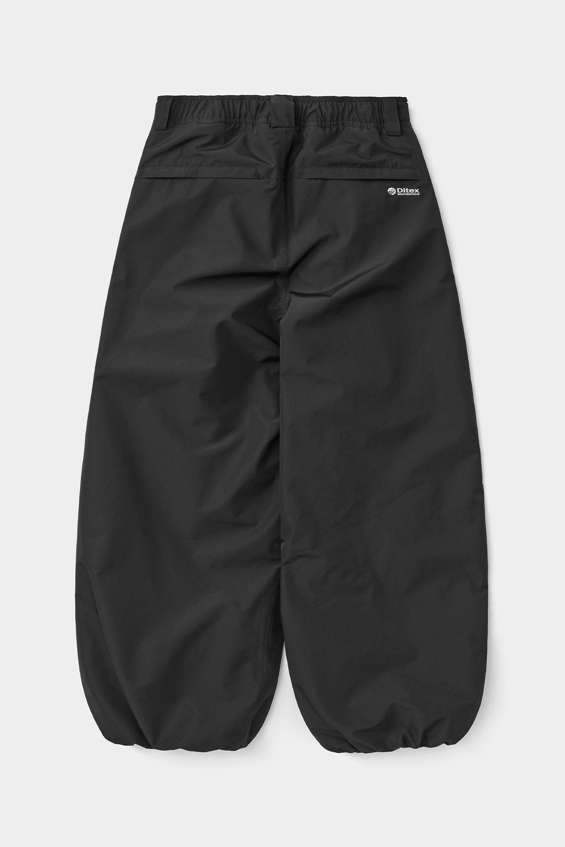 BANDED WIDE PANTS (WIDE FIT LV.2) BLACK