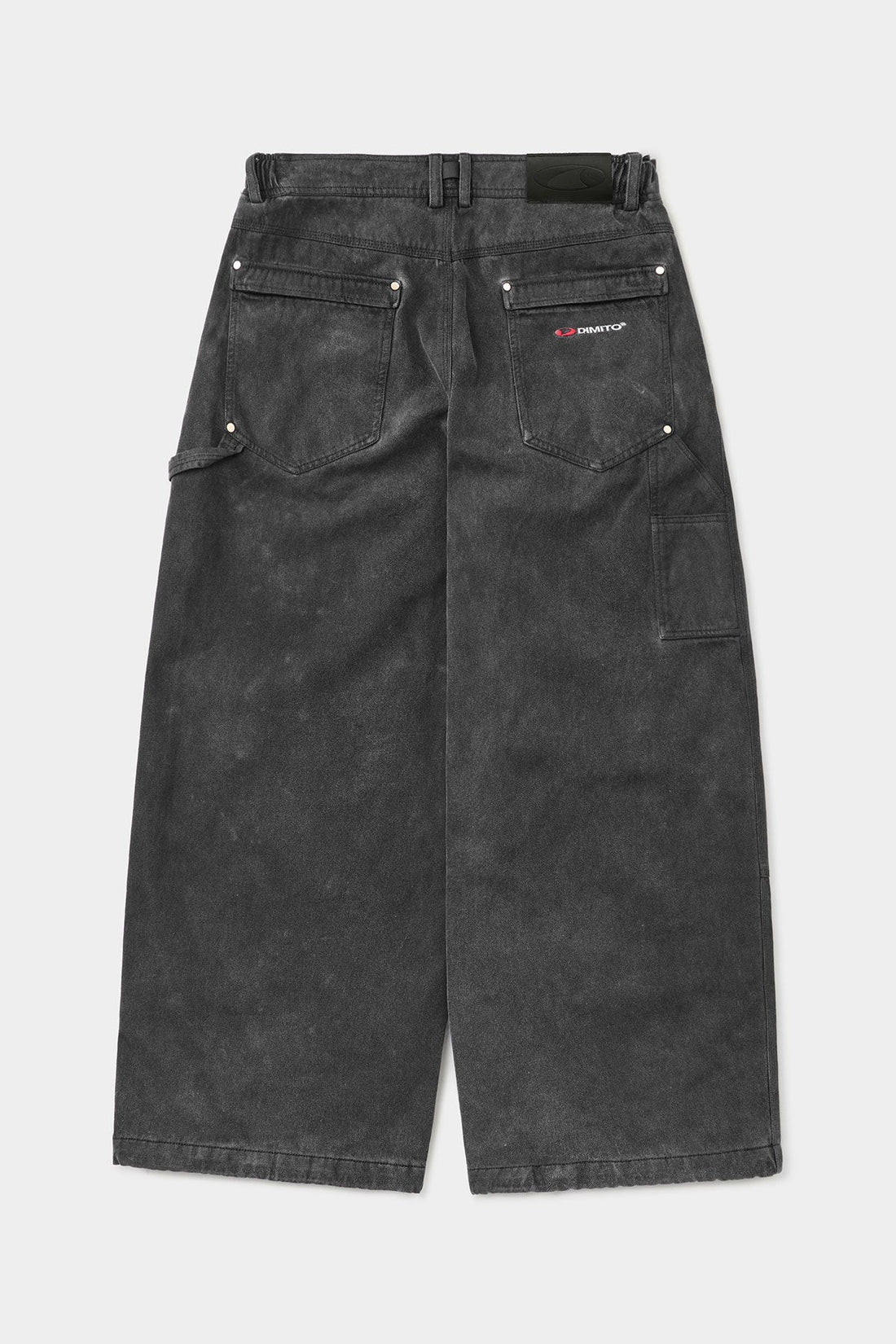 DENIM DOUBLE KNEE PANTS (WIDE FIT LV.2) PW GREY (Delivery start : 26.09.09)