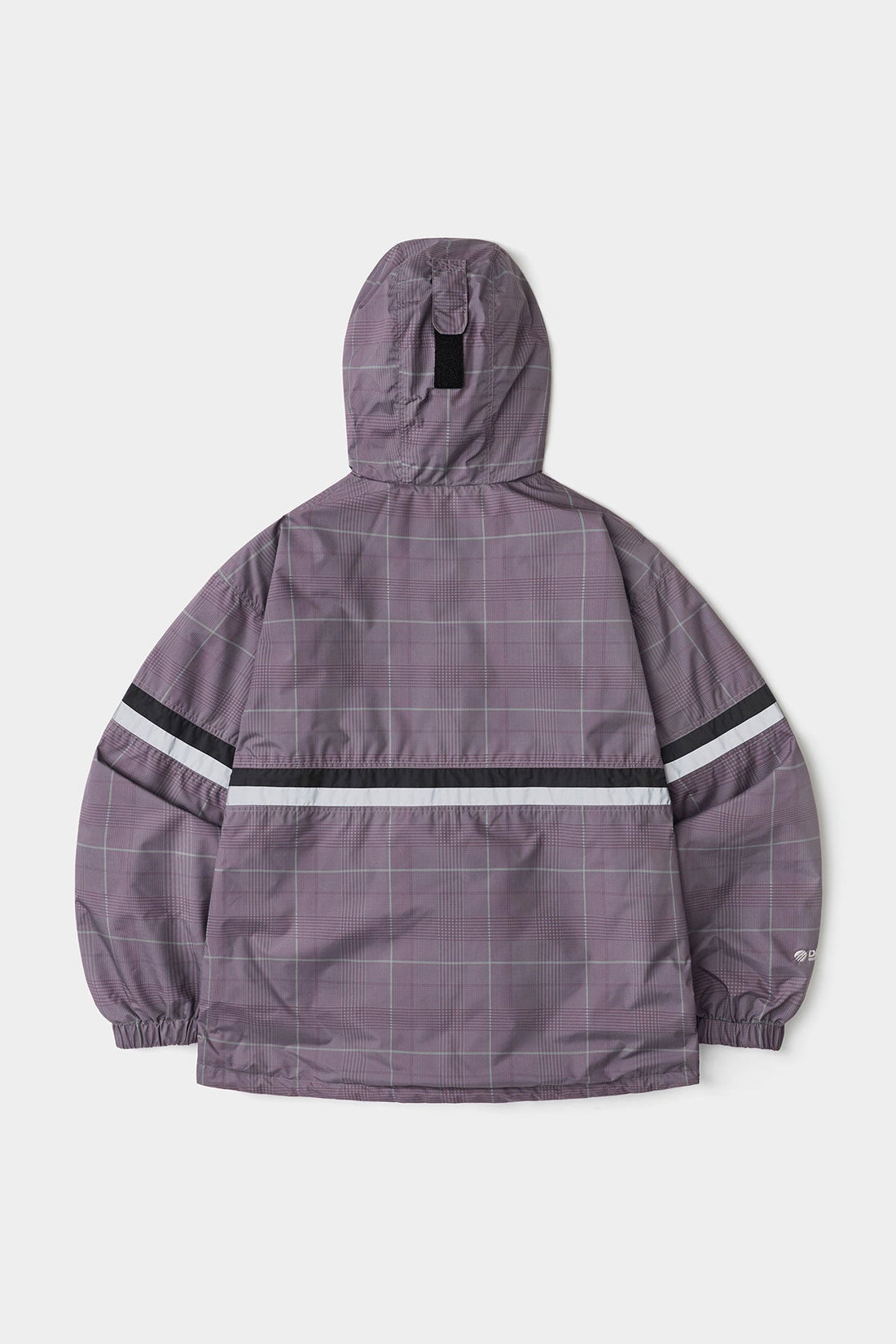 REVERSIBLE WIND JACKET WINE CHECK