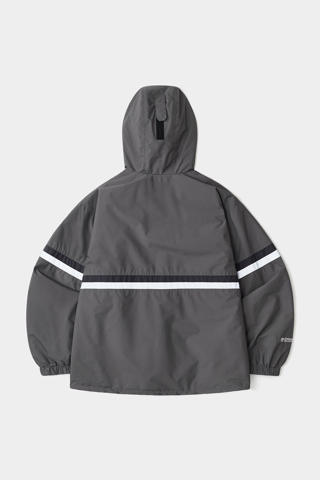 REVERSIBLE WIND JACKET CHARCOAL