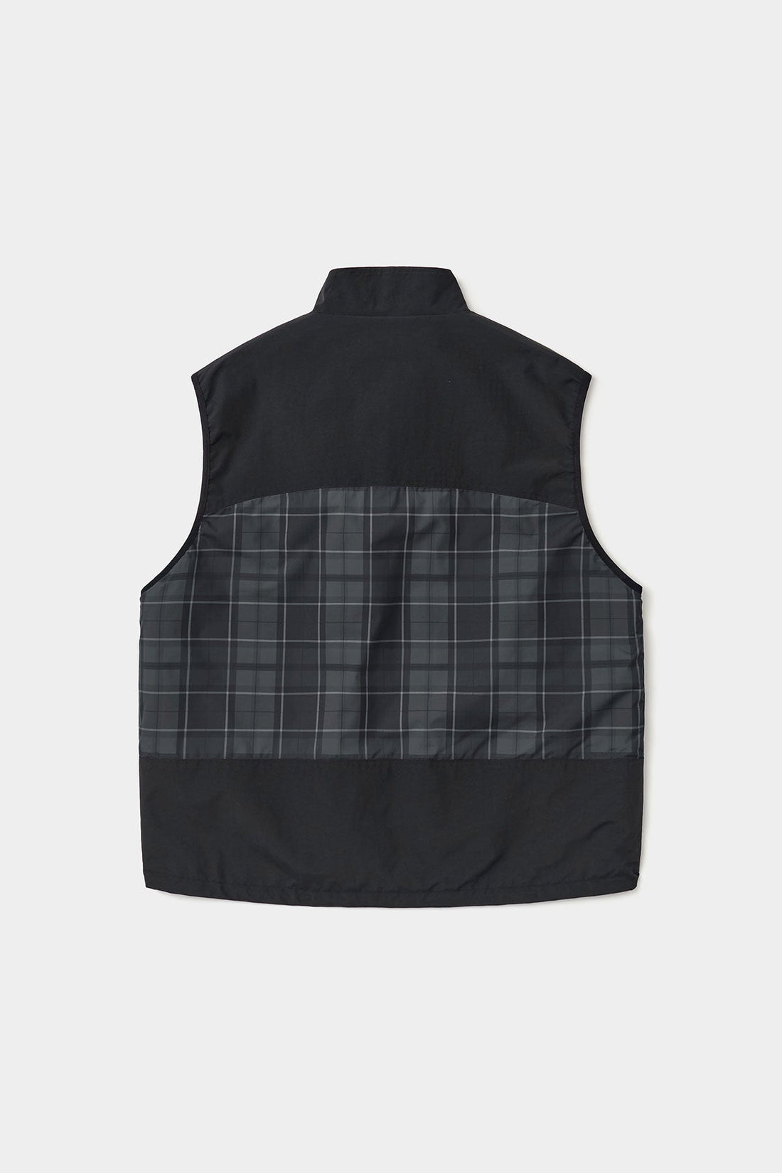 REVERSIBLE WIND VEST NAVY CHECK