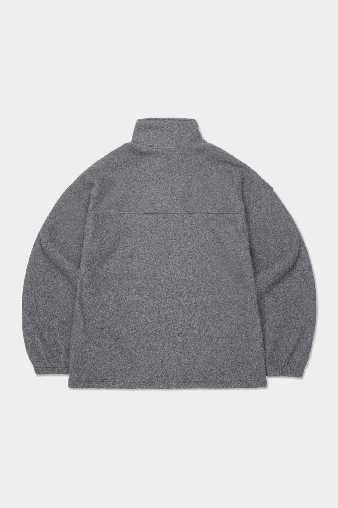 25 FLEECE HALF ZIP HEATHER GREY