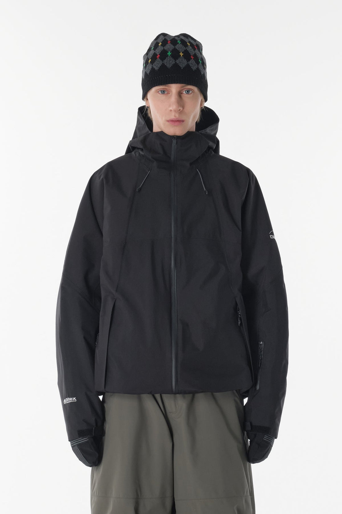 25 QUASAR FULL ZIP JACKET BLACK