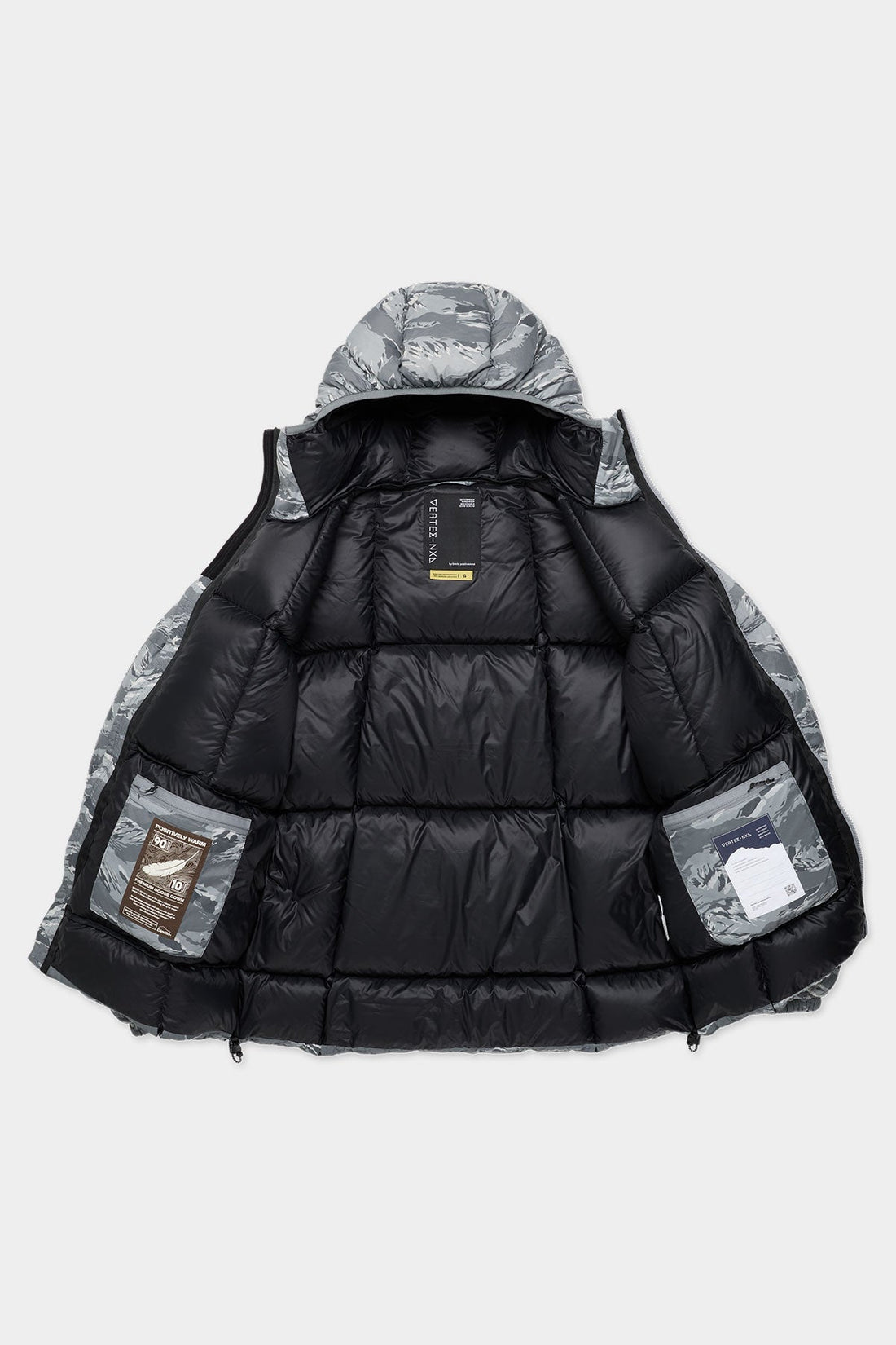 25 VTX EASY PLUS HD GOOSE DOWN JACKET TIGER GREY CAMO