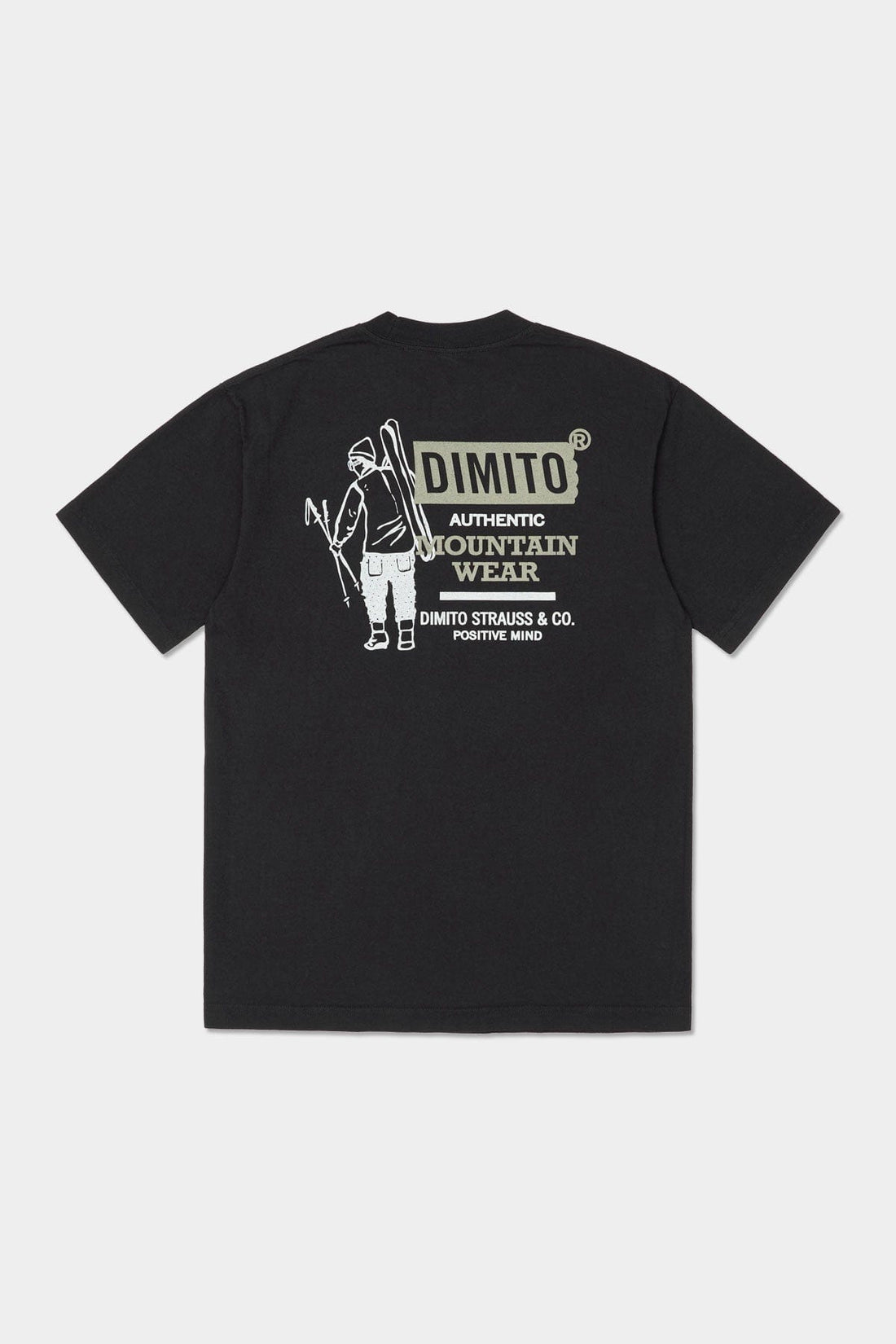 AUTHENTIC MT POCKET SSV GD 6.5OZ TEE BLACK