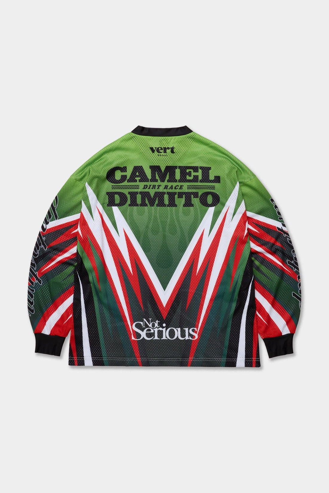 CAMEL RACE JERSEY OIL GREEN