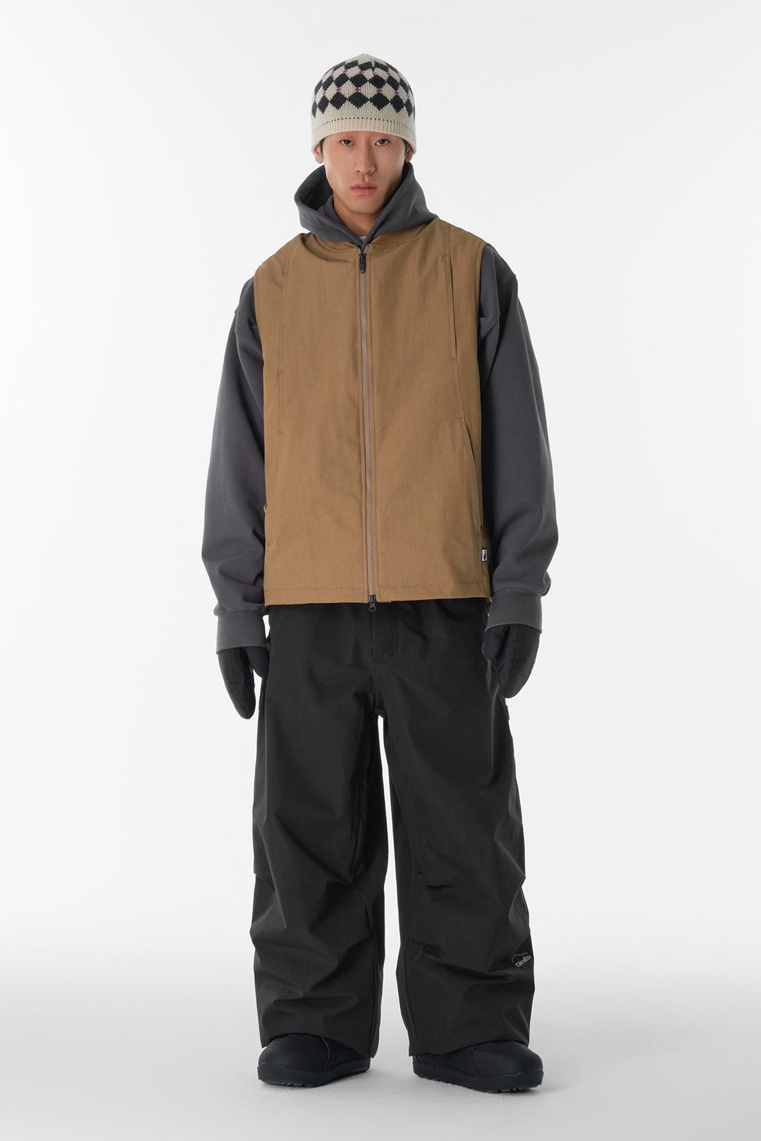 CARPENTER WIDE PANTS (WIDE FIT LV.1) FADE BLACK