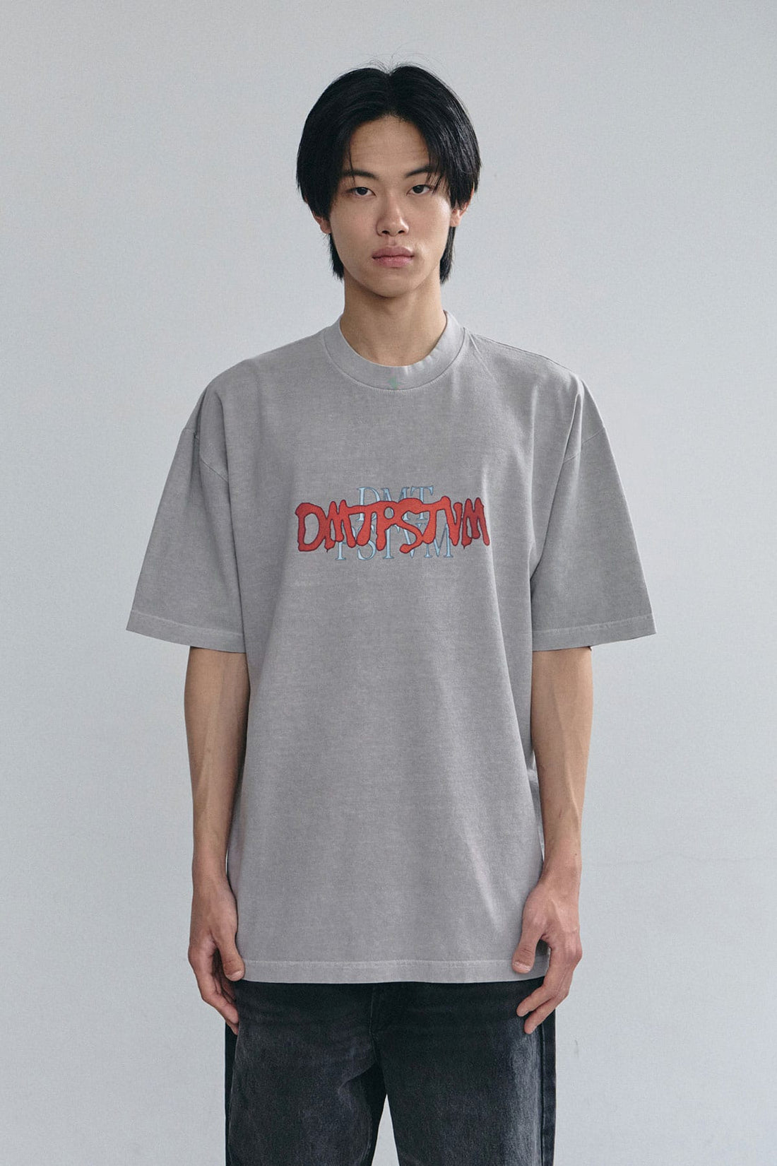 CRT TYPE DMT SSV GD 6.5OZ TEE DARK SILVER