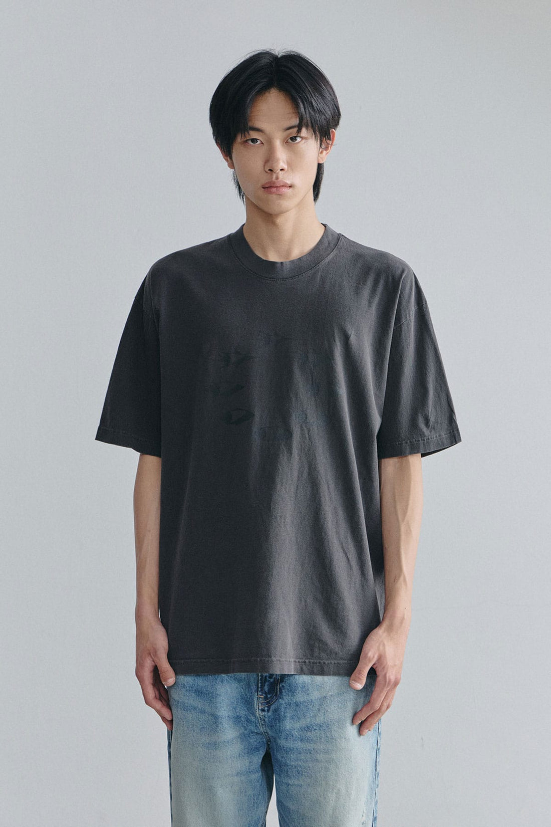 D-AXIS CYCLE SSV GD 6.5OZ TEE VINTAGE BLACK