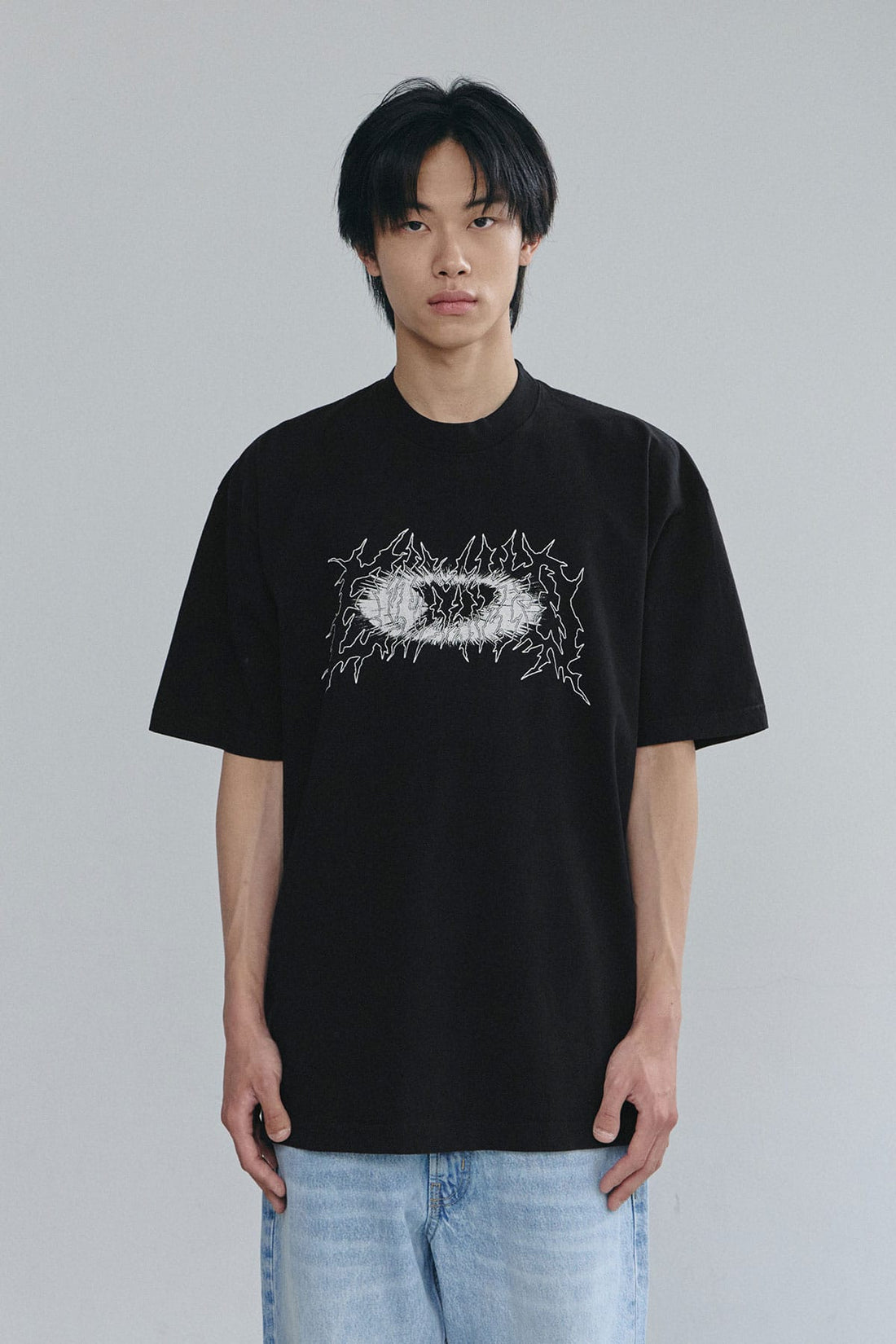 D-AXIS VOLT SSV GD 6.5OZ TEE BLACK