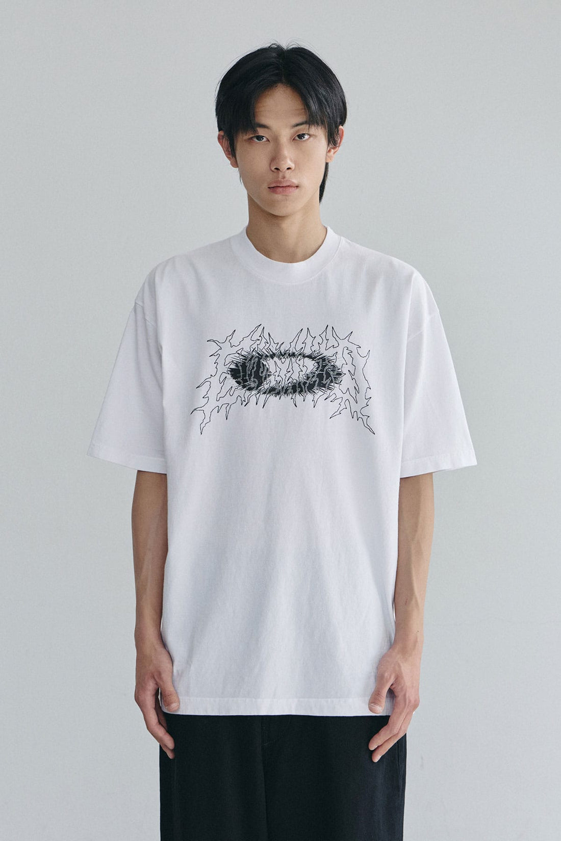 D-AXIS VOLT SSV GD 6.5OZ TEE WHITE