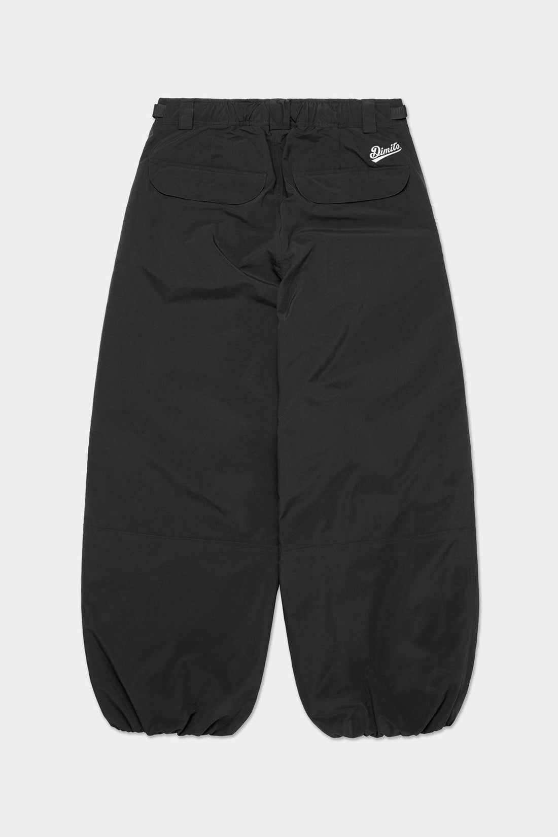 DECK WIDE BANDED PANTS (WIDE FIT LV.2) BLACK