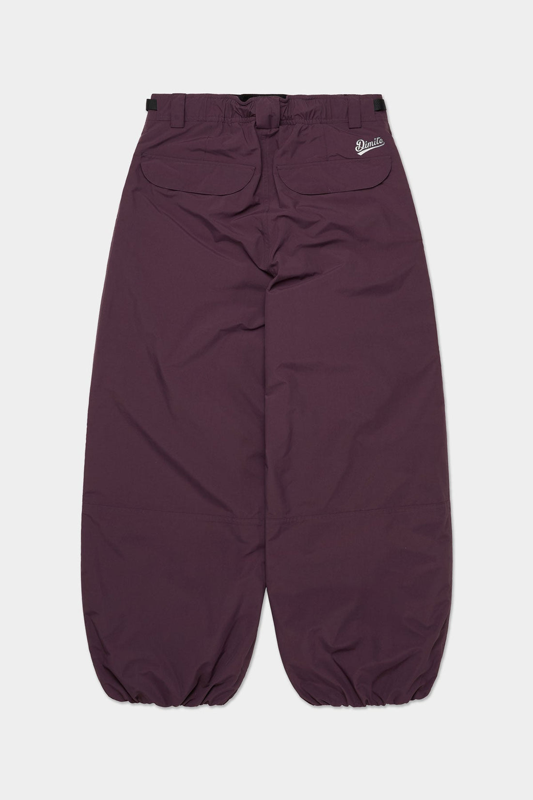 DECK WIDE BANDED PANTS (WIDE FIT LV.2) WINE