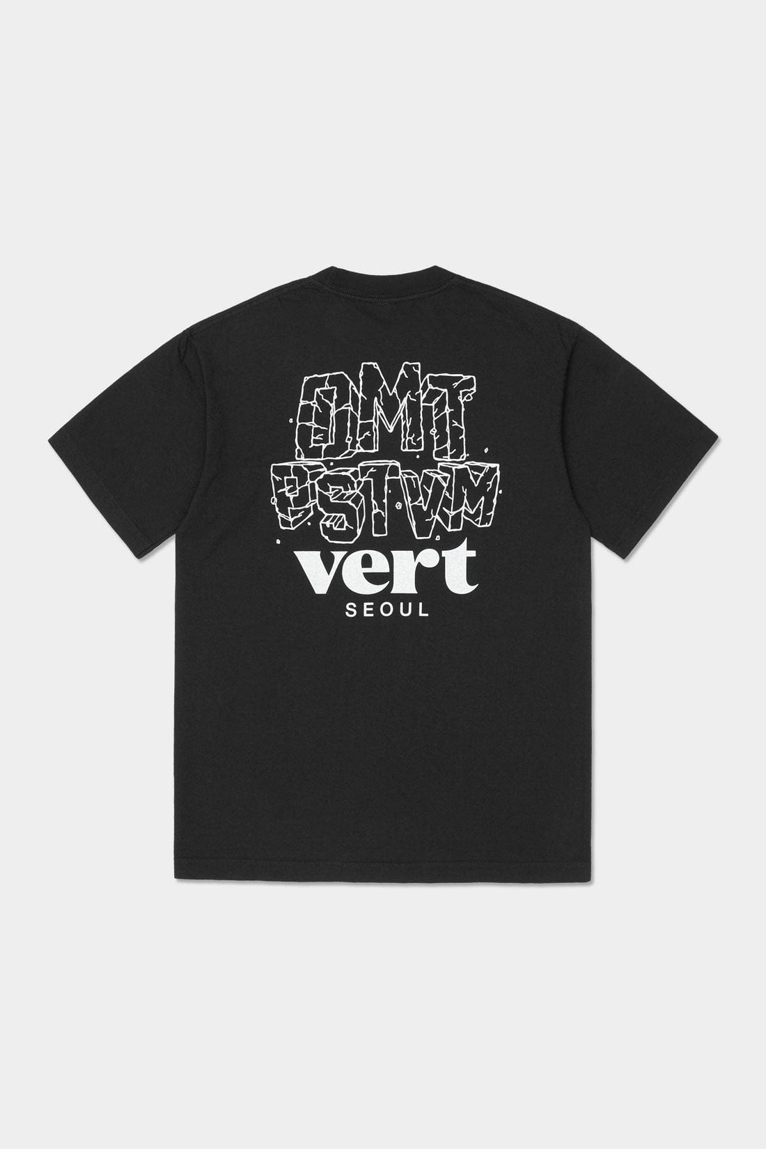 DMT VERT SEOUL SSV GD 6.5OZ TEE BLACK