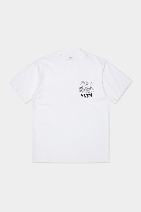 DMT VERT SEOUL SSV GD 6.5OZ TEE WHITE