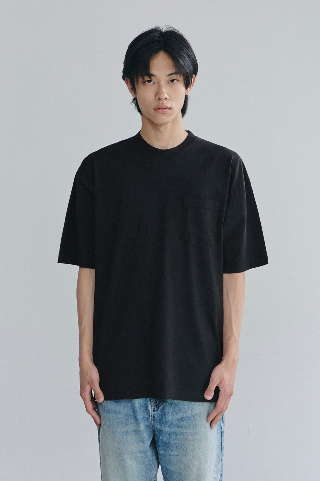 DMTP POCKET SSV GD 6.5OZ TEE BLACK