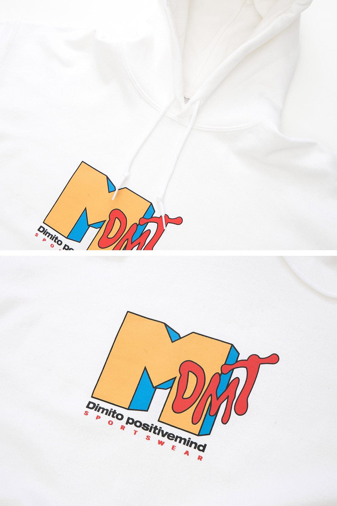 DMTV HOODIE WHITE