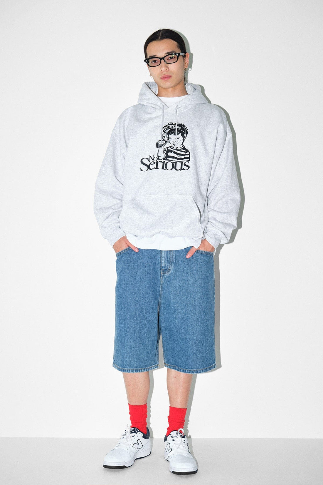 NS BABY HOODIE ASH