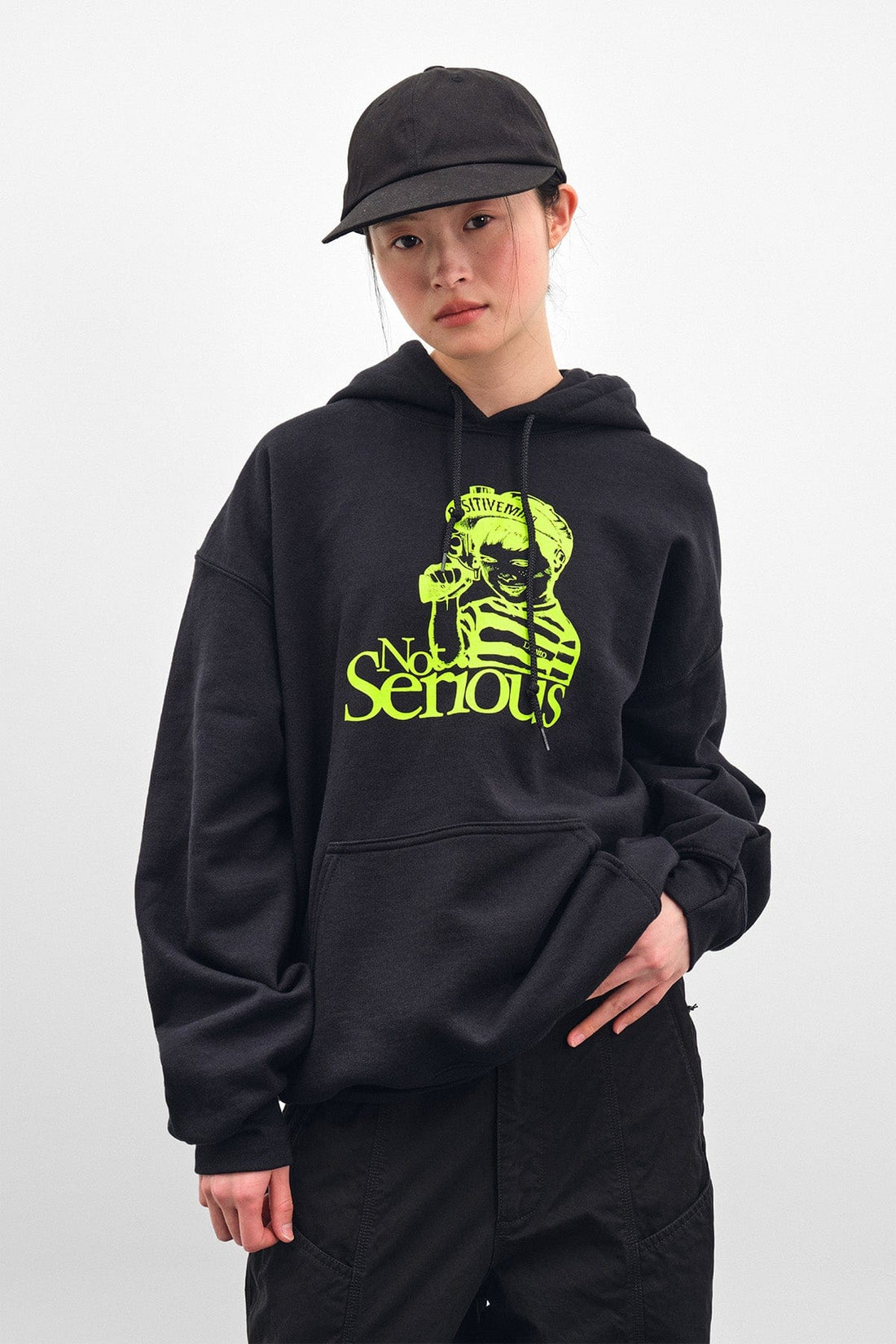 NS BABY HOODIE BLACK
