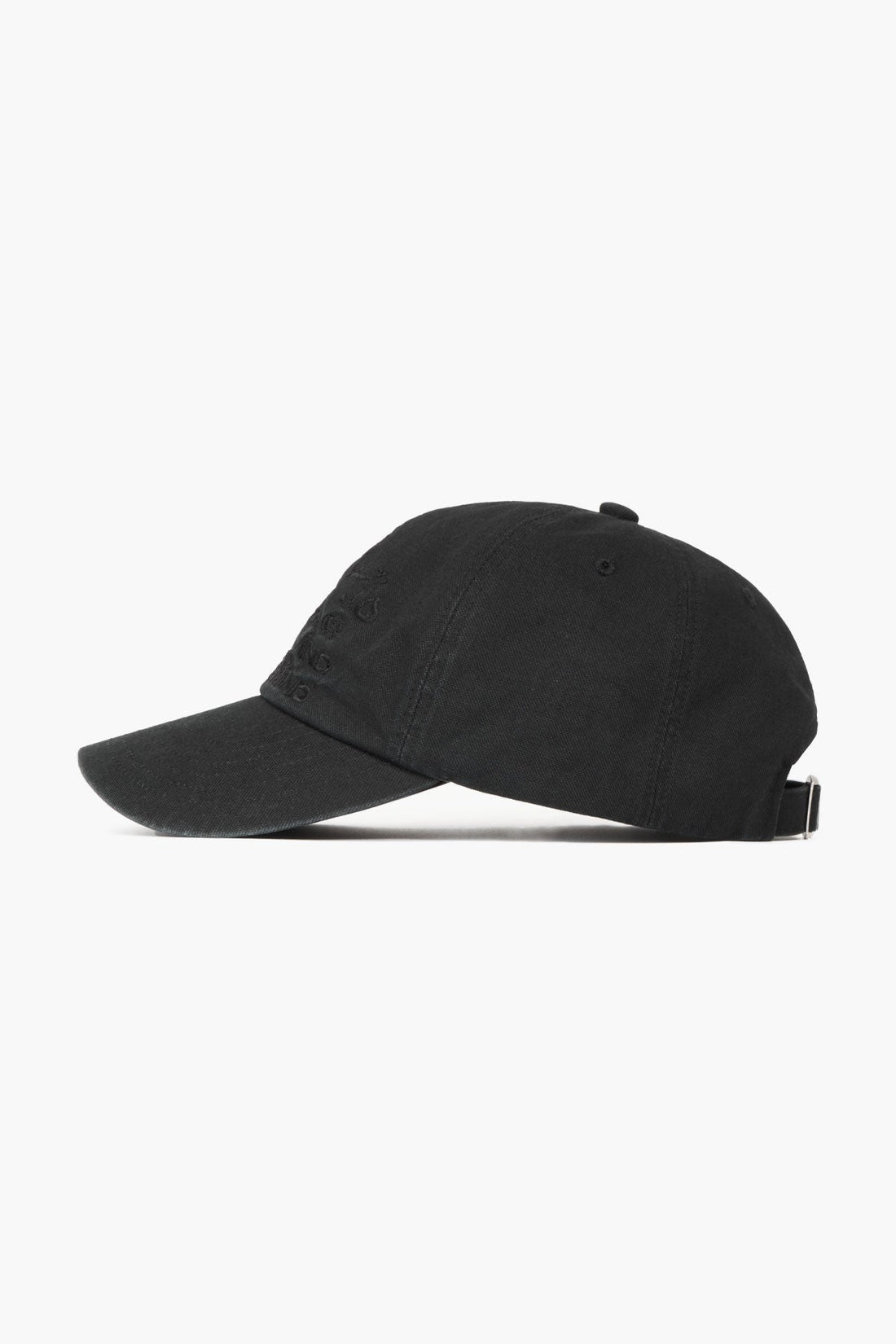 HAZE COTTON 6PANEL CAP WASHED BLACK