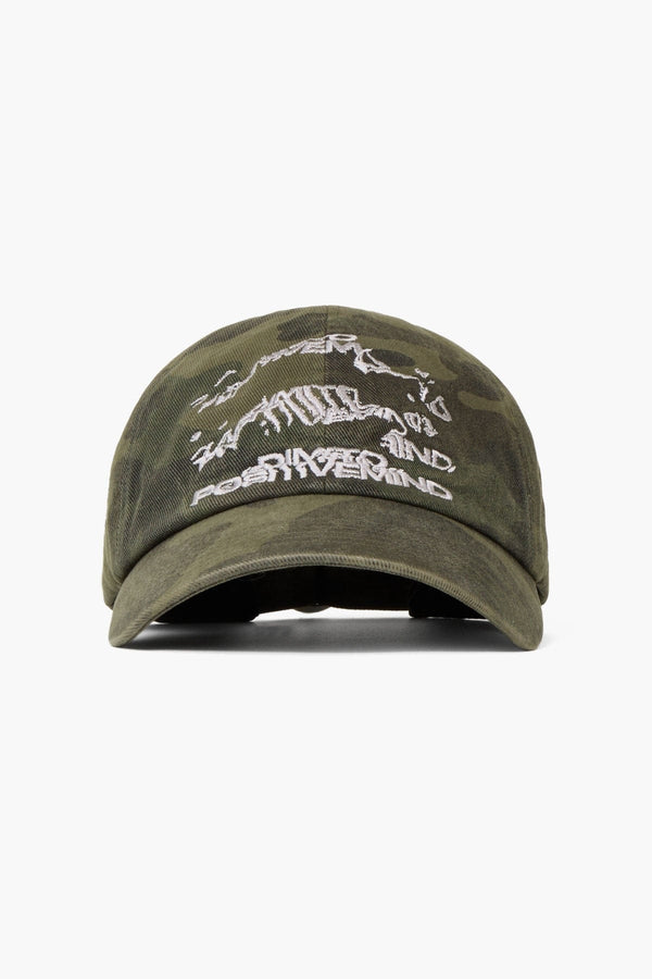 HAZE COTTON 6PANEL CAP WASHED CAMO