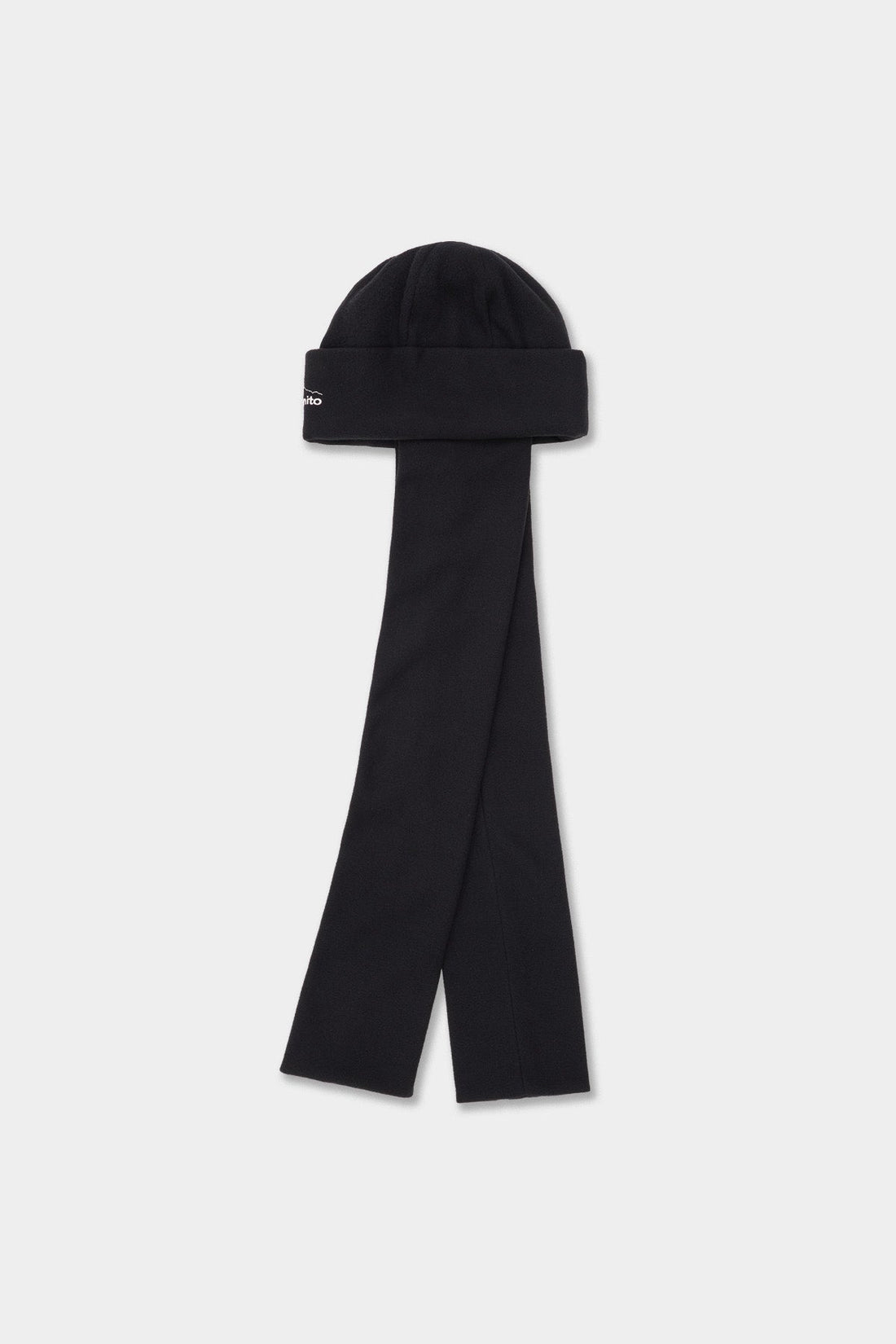 MUFF FLEECE BEANIE P-WORK BLACK