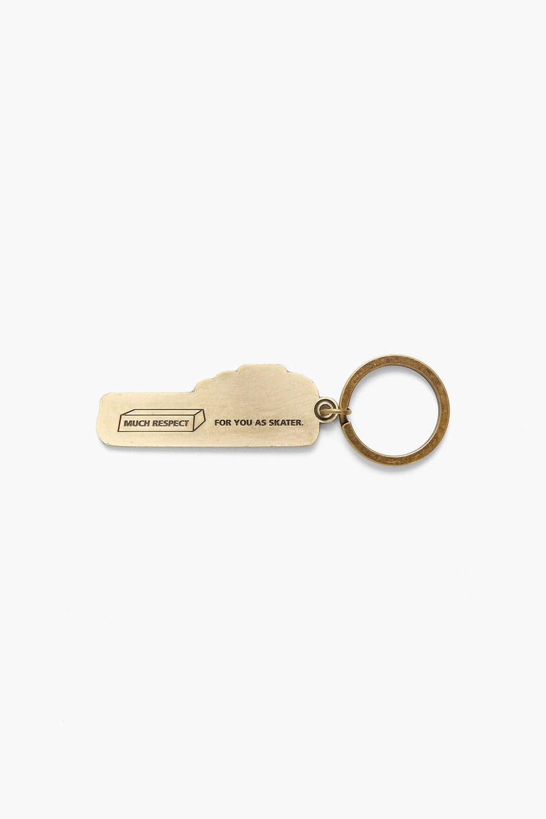 NOT SERIOUS OG KEYCHAIN ANTIQUE BRASS