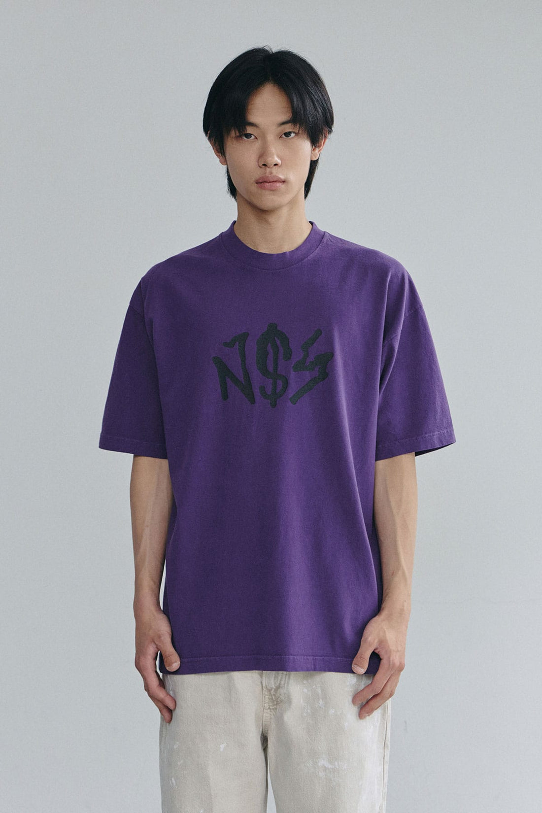 POWERED BY NSS SSV GD 6.5OZ TEE PURPLE