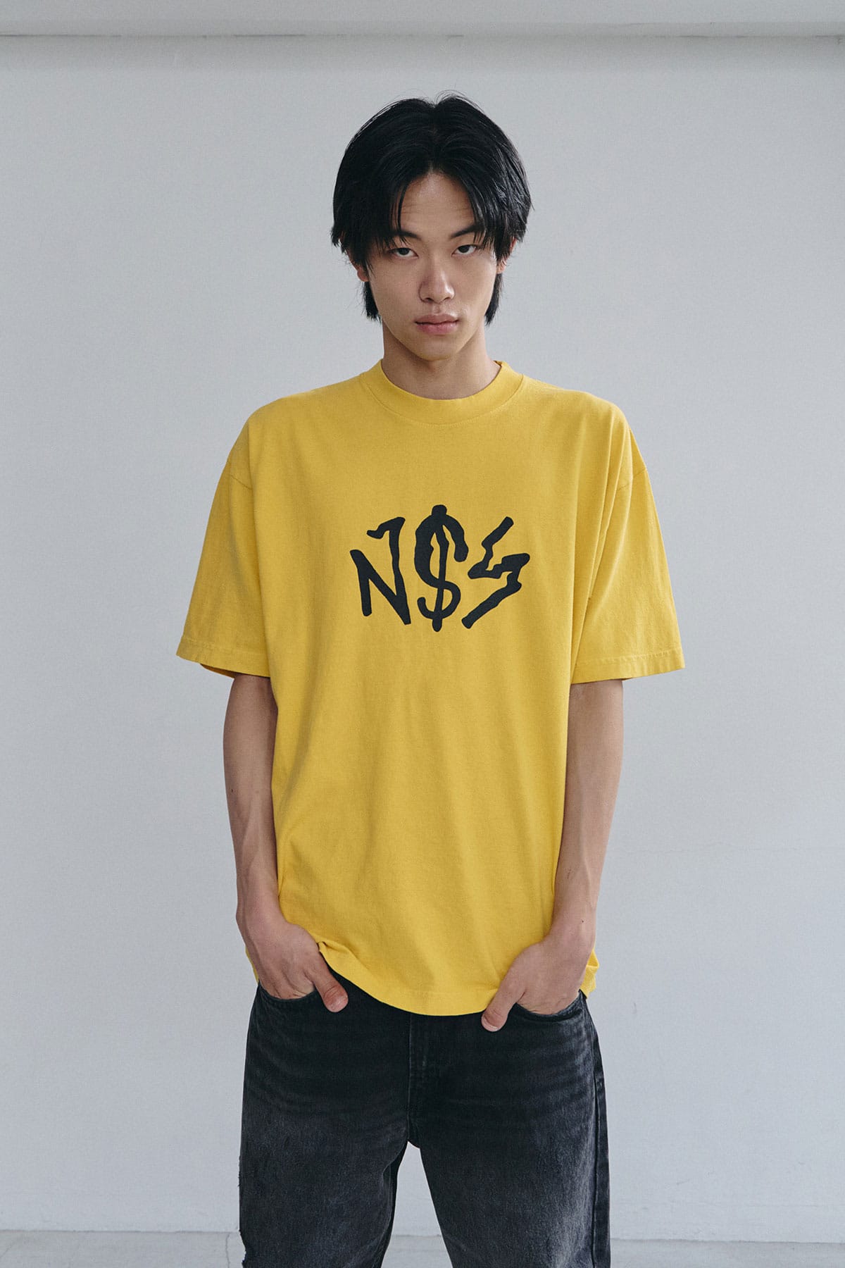 POWERED BY NSS SSV GD 6.5OZ TEE SPECTRA YELLOW