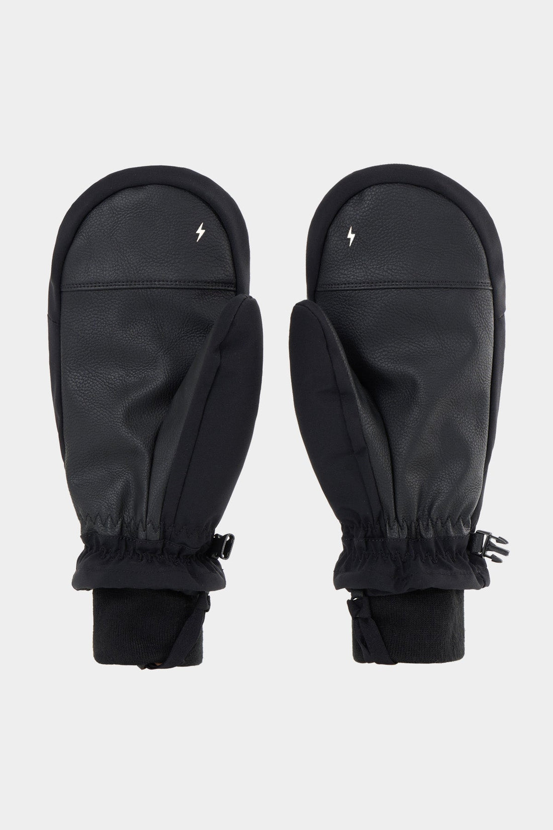 REFLECTIVE CROSS BAND MITTEN BLACK