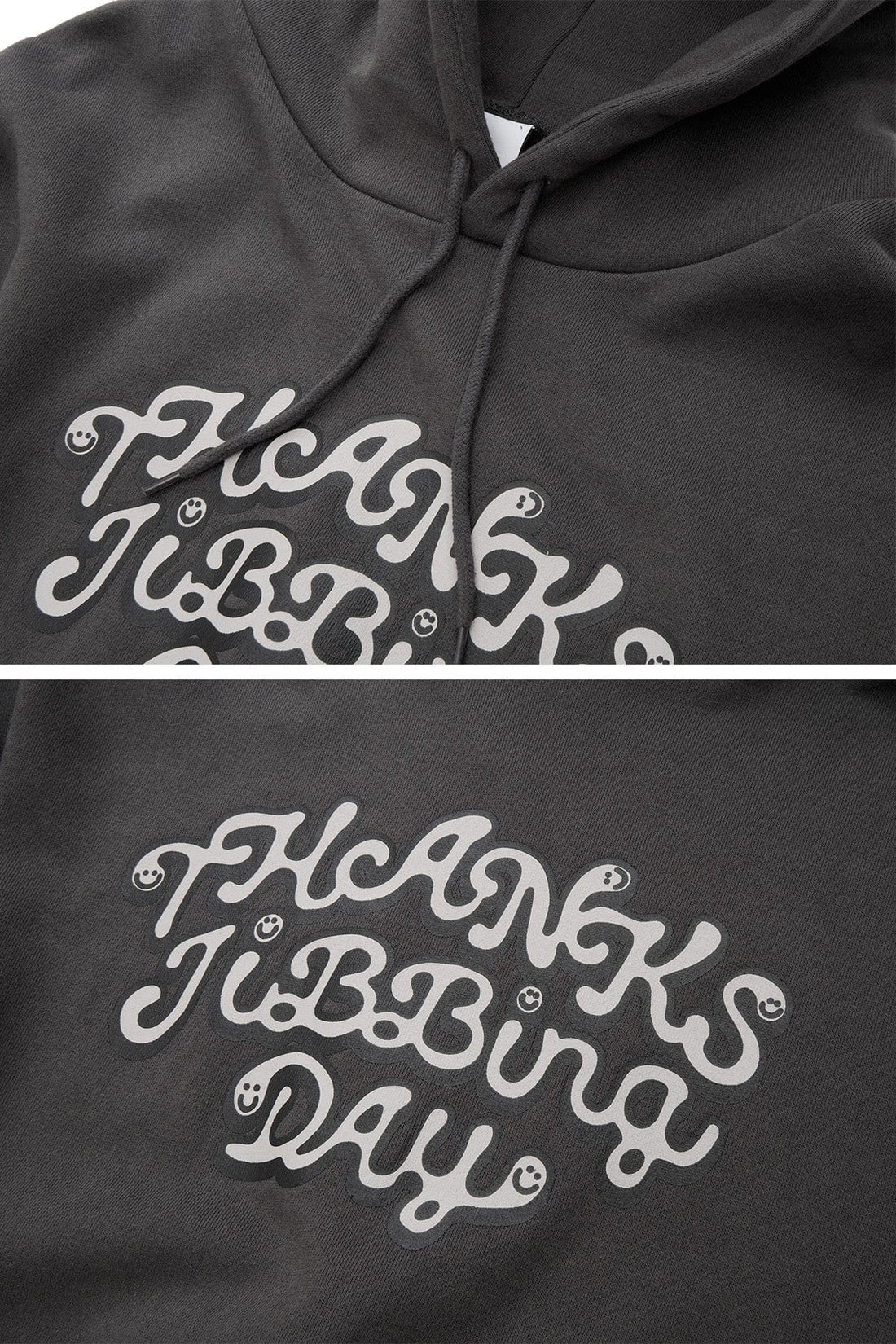 TJD HOODIE CHARCOAL